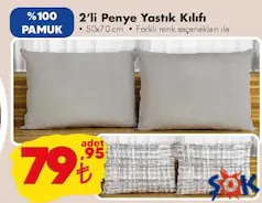 2'Lİ PENYE YASTIK KILIFI